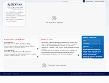 Tablet Screenshot of fondation-academia.com